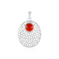 Pendentif en argent et Onyx rouge