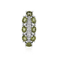 Pendentif en argent et Moldavite