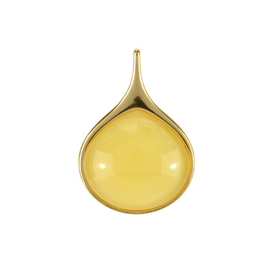 Pendentif en argent et Ambre baltique (dagen)