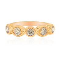 Bague en or et Diamant rose de France SI1 d'Argyle 