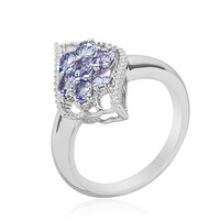 Bague en argent et Tanzanite