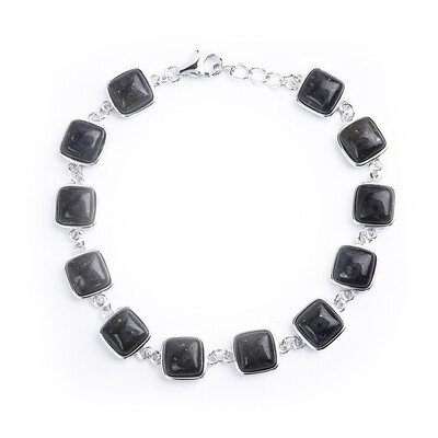 Bracelet en argent et Opale du Honduras