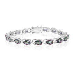 Bracelet en argent et Quartz mystique