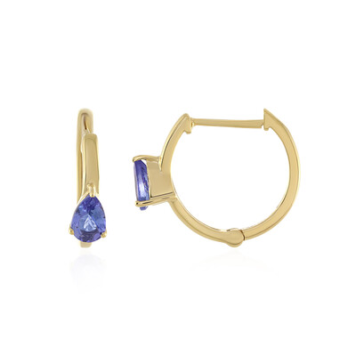 Boucles d'oreilles en argent et Tanzanite AAA