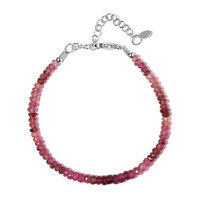 Bracelet en argent et Tourmaline rose