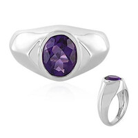 Bague en argent et Améthyste de Sibérie