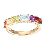 Bague en argent et Grenat