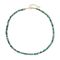 Collier en argent et Chrysocolle