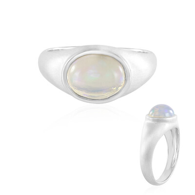 Bague en argent et Opale Welo