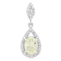 Pendentif en argent et Orthose