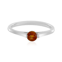 Bague en argent et Citrine Madère