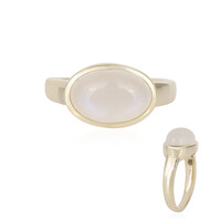 Bague en or et Pierre de lune bleue (KM by Juwelo)
