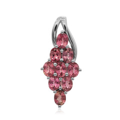 Pendentif en argent et Tourmaline rose