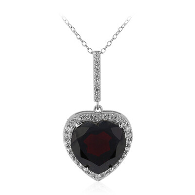 Collier en argent et Grenat d'Inde