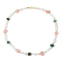 Collier en argent et Quartz blanc