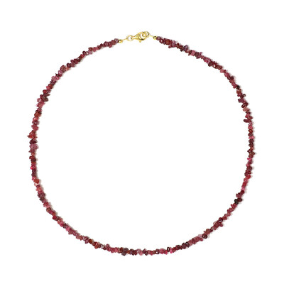 Collier en argent et Spinelle rouge noble