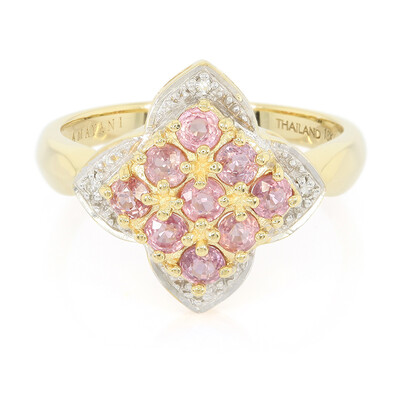 Bague en or et Saphir Padparadscha non chauffé (AMAYANI)