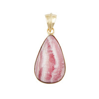 Pendentif en argent et Rhodochrosite (Bali Barong)