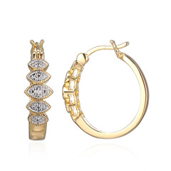 Boucles d'oreilles en laiton et Diamant I3 (I) (Juwelo Style)
