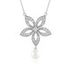Collier en argent et Perle blanche de culture d'eau douce
