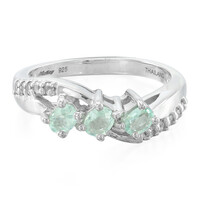 Bague en argent et Tourmaline Paraïba