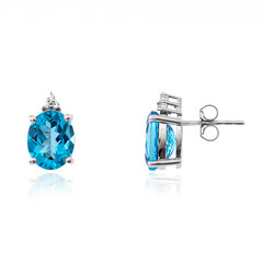 Boucles d'oreilles en argent et Topaze de Marambaia