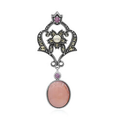 Pendentif en argent et Opale rose (Annette classic)