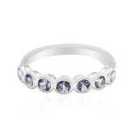 Bague en argent et Tanzanite non chauffée