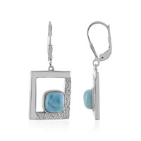 Boucles d'oreilles en argent et Larimar