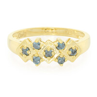 Bague pour homme en argent et Diamant fantaisie