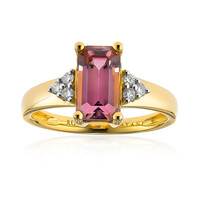Bague en or et Diaspora rose (AMAYANI)