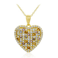 Collier en argent et Améthyste verte