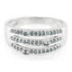 Bague en argent et Diamant fantaisie