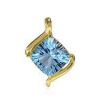 Pendentif en argent et Topaze bleu ciel