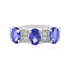 Bague en argent et Tanzanite