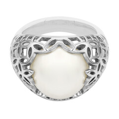 Bague en argent et Perle de Mabé