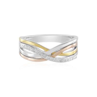 Bague en argent et Diamant I3 (J)
