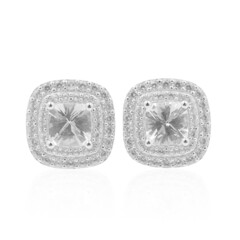 Boucles d'oreilles en argent et Danburite