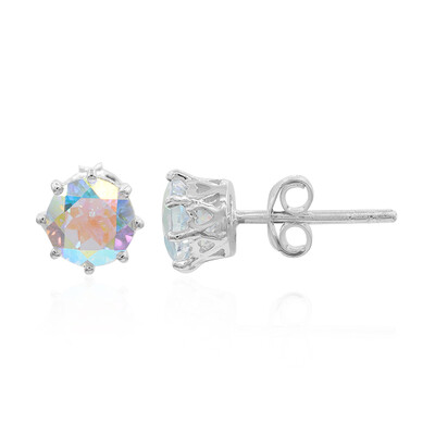 Boucles d'oreilles en argent et Topaze Rayon de Lune