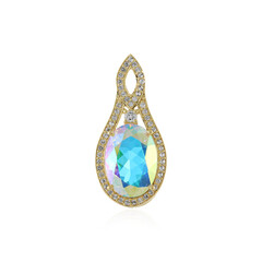 Pendentif en argent et Topaze Rayon de Lune