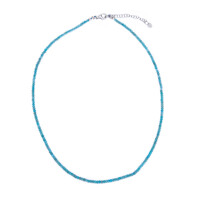 Collier en argent et Apatite bleue