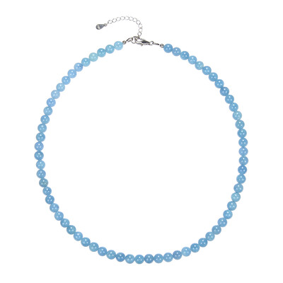 Collier en argent et Aigue-marine