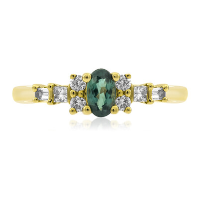 Bague en or et Alexandrite AAA du Brésil (CIRARI)