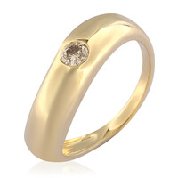 Bague en or et Diamant champagne I2 (de Melo)
