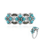 Bague en argent et Turquoise Sleeping Beauty