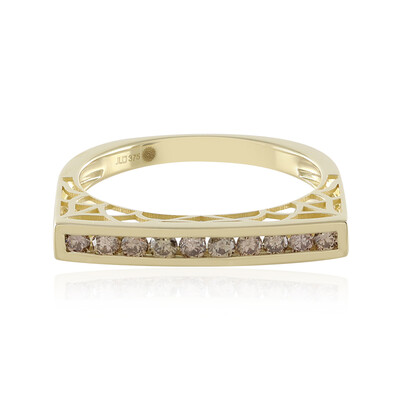 Bague en or et Diamant champagne I2 (Ornaments by de Melo)