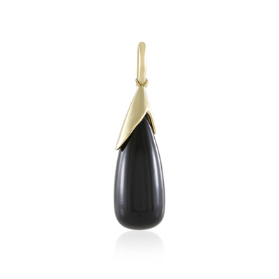 Pendentif en or et Onyx noir