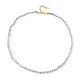 Collier en argent et Pierre de Lune arc-en-ciel (Adela Silber)