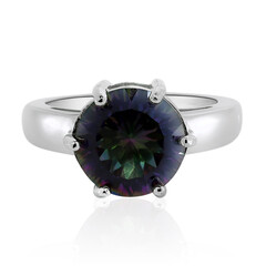 Bague en argent et Quartz mystique