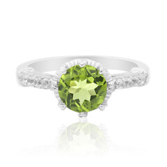 Bague en argent et Péridot